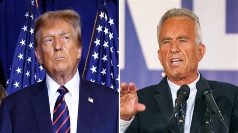 Trump pide que Robert F Kennedy Jr reciba inmediatamente protección