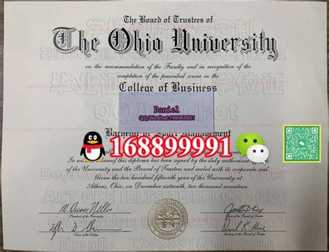 Ohio University Degree Offer Diploma Transcript Ppt