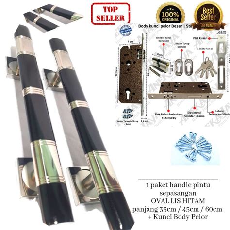 Jual 1 Paket Handle Pintu 33 Cm 45 Cm 60 Cm Gagang Tarikan Pintu