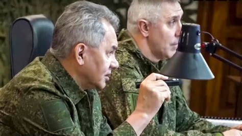 Russian Defense Minister Visits His Troops in Eastern Ukraine