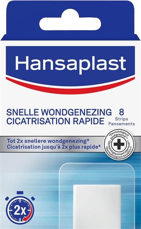 Hansaplast Pflaster schnelle Wundheilung mit Aktivgel groß 8 Stück