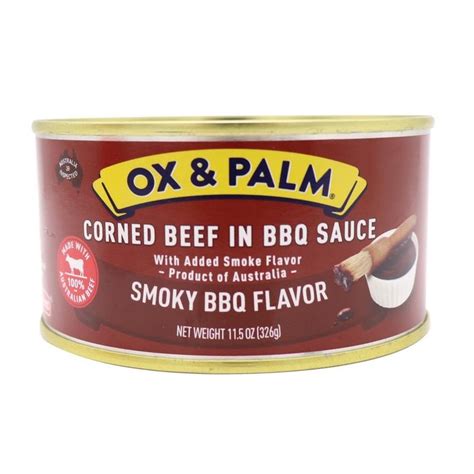 Ox And Palm Corned Beef Smokey Barbeque 326g Shopee Philippines