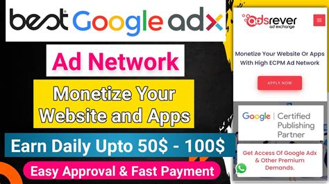 Best Google Adx 2022 Best Adsence Alternative Best Ad Network For