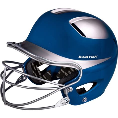 Easton Youth Natural Two Tone Batting Helmet W Mask Blue Batting