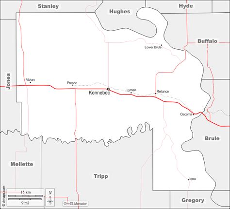 Lyman County Kostenlose Karten Kostenlose Stumme Karte Kostenlose