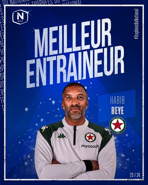 Habib Beye nommé meilleur entraîneur de National