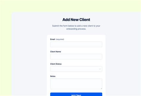 New Client Intake Form Template Zapier Interfaces