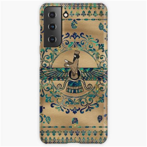 Farohar Faravahar Fravashi Marble And Gold Samsung Galaxy Phone