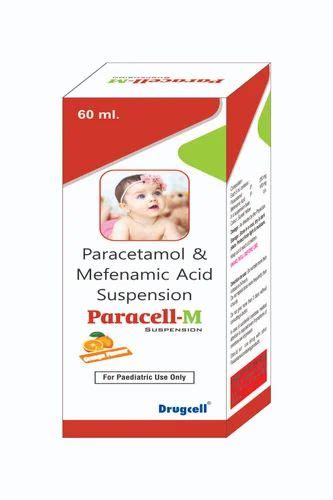 Paracetamol Mefenamic Acid Suspension Ml Mg At Rs Bottle In