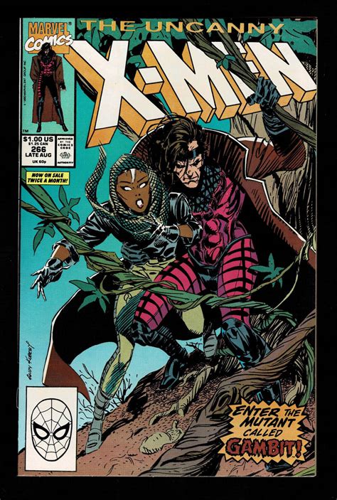 Uncanny X Men 266 Late August 1990 First Appearance Of Gambit Claremont Ebay