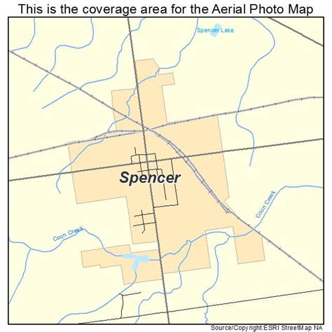 Aerial Photography Map Of Spencer Oh Ohio