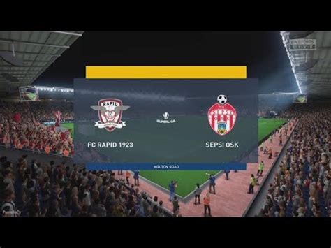 Fc Rapid V Sepsi Osk Liga Romania Fifa Match Gameplay