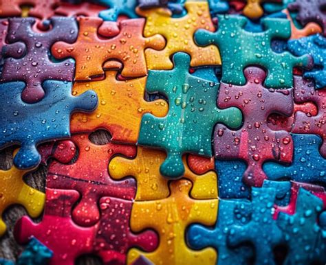 Premium Photo Colorful Jigsaw Puzzle