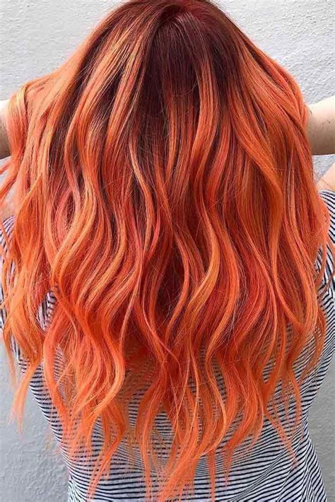 Orange Ombre Hair