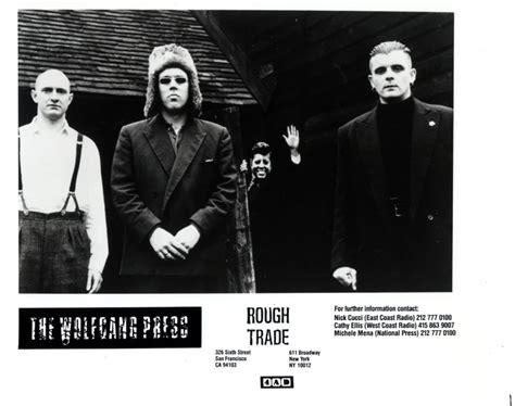 Wolfgang Press Vintage Concert Photo Promo Print At Wolfgangs