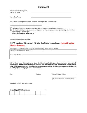 Vollmacht Kfz Zulassung Lahn Dill Kreis Lahn Dill Kreis Fill And