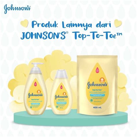 Jual Johnsons Top To Toe Hair Body Baby Bath 400 Ml 100 Ml 200 Ml