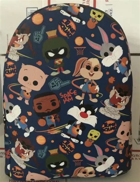 LOONEY TUNES SPACE Jam New Legacy Tune Squad Funko Pop Backpack Lebron