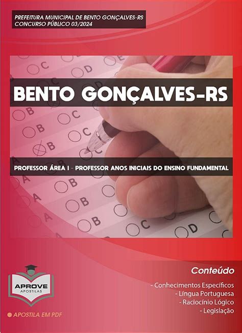 Apostila Bento Gon Alves Professor Rea I Professor Anos Iniciais