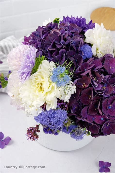 Purple Hydrangea Bouquet