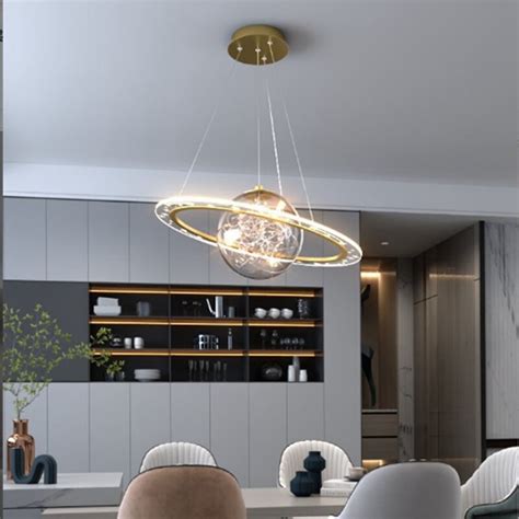 Mol Cula De Luxo Grande Lustre Moderno E Minimalista Led L Mpada Do