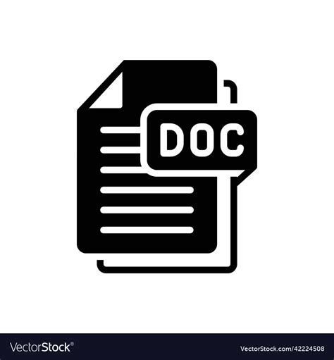 Doc Royalty Free Vector Image - VectorStock