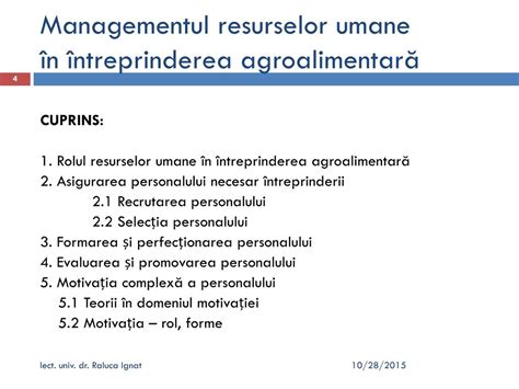 PPT Managementul Resurselor Umane PowerPoint Presentation Free