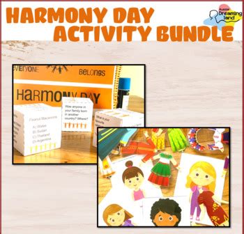 Harmony day & Harmony Week activities: K-Year2, multicultural activities