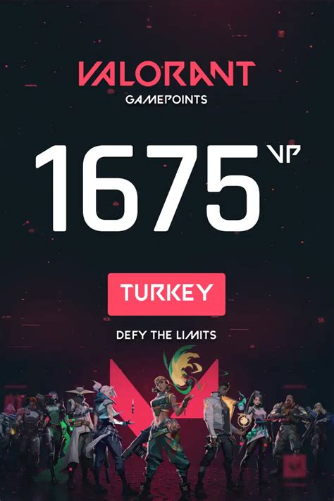 Buy VALORANT 1675 Valorant Points (Turkey) - Digital Key