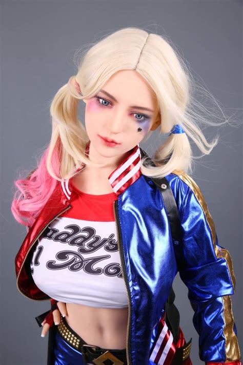 Harley Quinn Sex Doll Cosplay 170cm 5 5ft In Tpe Real Sex Dolls Shop