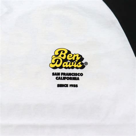 Ben Davis T S Logo Raglan Ls Tee Wide S