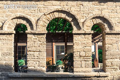 Empty Street In Old City Icheri Sheher Of Baku Azerbaijan