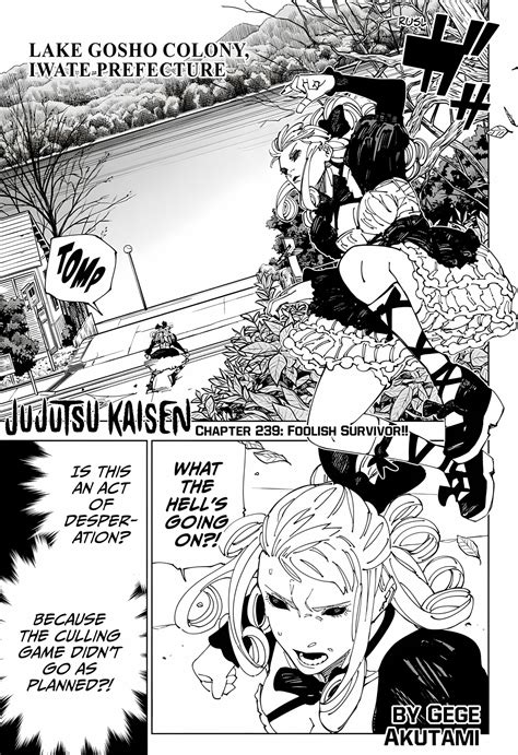 Jujutsu Kaisen Chapter 239