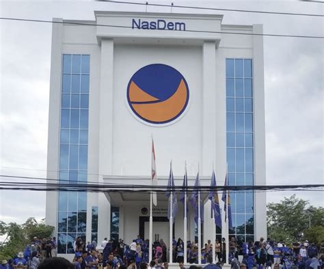 Kantor NasDem Aceh Diteror Dengan Telur Busuk