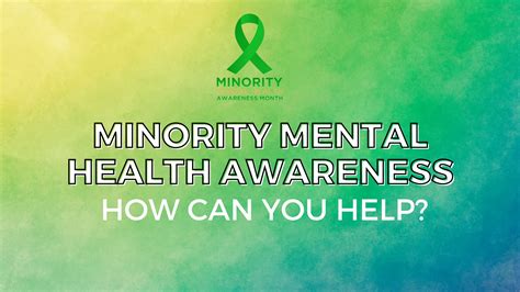 Minority Mental Health Awareness How Can You Help Next Step Community Solutions