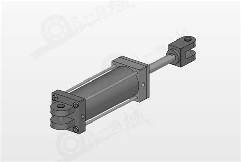 液压缸3d模型图纸下载凡一商城