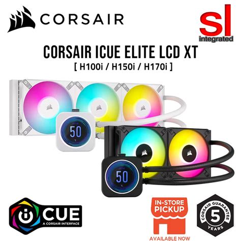 Corsair ICUE Elite LCD XT Display Liquid CPU Cooler H100i H150i H170i