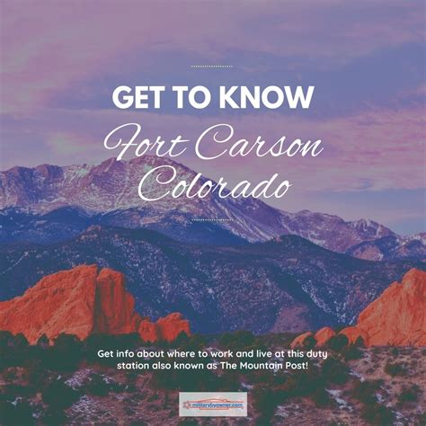 Fort Carson Housing And Information Militarybyowner