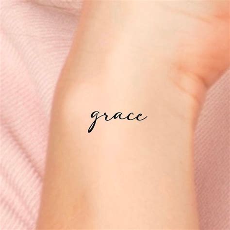 Grace Tattoo - Etsy