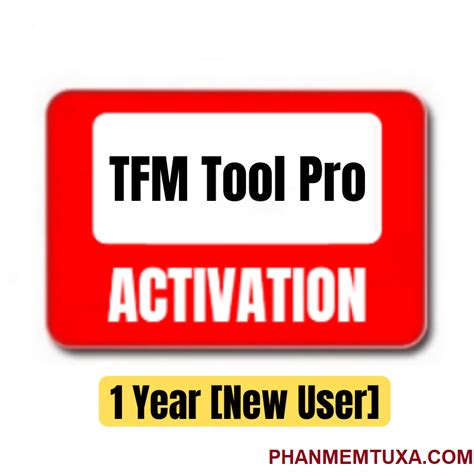 Kích hoạt TFM Tool Pro Activation Tfm tool 1 năm Đông Mobile