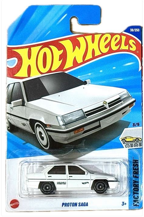 Proton Saga Hw White Hot Wheels Case Hotwheel Hobbies Toys Toys Games On Carousell