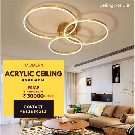 Acrylic False Ceiling False Ceiling Ceiling Design Ceiling