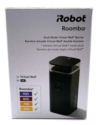 Roomba IRobot Dual Mode Virtual Wall Barrier 600 800 900 4636429 New