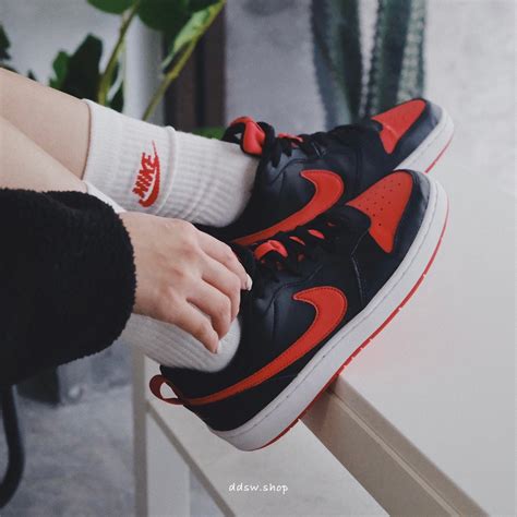 Nike Court Borough Low 2 Gs University Red Shopee Philippines