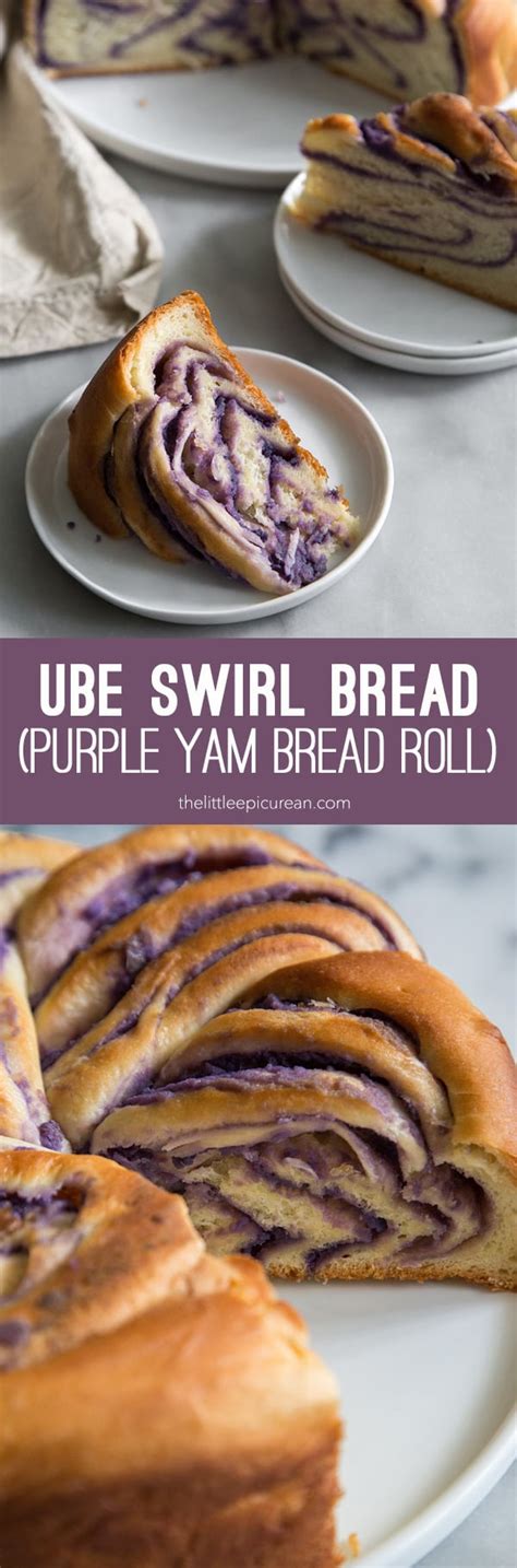 Ube Swirl Bread Purple Yam Swirl Bread The Little Epicurean