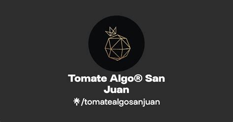 Tomate Algo San Juan Instagram Facebook Linktree