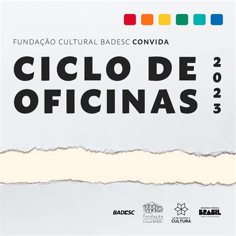 Fundação Cultural BADESC promove seis oficinas gratuitas Fundação