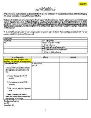 Fillable Online Scc Virginia Form Filing Review Checklist GROUP STAND