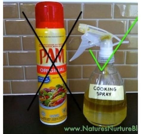 Diy Cooking Spray Mix One Part Olive Oil And Five Parts Water Shake