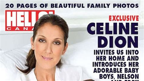 Celine Dion Poses with Newborn Twins!